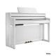 Foto do Piano Digital Roland HP-704 com acabamento White