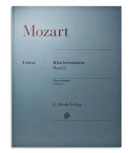 Foto da capa do livro Mozart Piano Sonatas Vol 1 HVE21523A