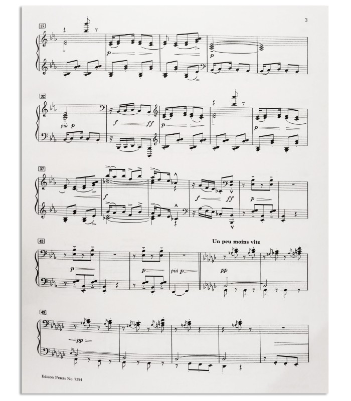 Foto da capa do Livro Debussy Colliwogs Cakewalk P7254