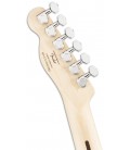 Foto dos carrilhões da Guitarra Elétrica Fender Squier Bullet Telecaster Black