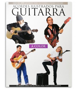 Foto de uma amostra do livro Acordes Ilustrados para Guitarra Mais de 400 MSLAM98200