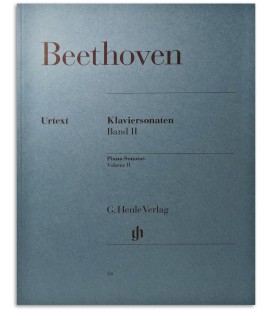 Foto da capa do livro Beethoven Piano Sonatas Vol 2 HVE22028A