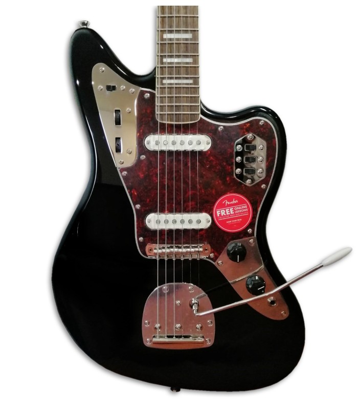 Foto do corpo da Guitarra Elétrica Fender Squier Classic Vibe 70S Jaguar IL Black