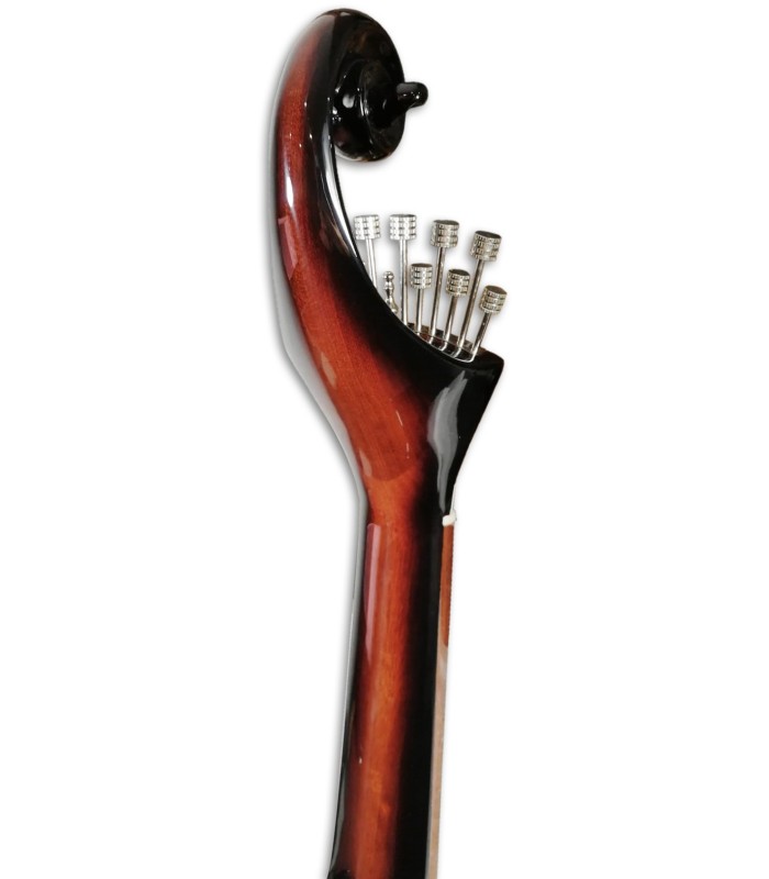 Abanico y voluta de la Guitarra Portuguesa Artimúsica GPSBL Sunburst