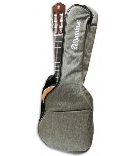 Foto do Saco Alhambra 9730 com uma Guitarra Clássica