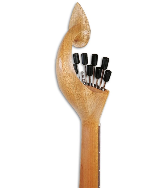 Foto da cabeça da Guitarra Portuguesa Artimúsica GPBASECCAD Modelo Coimbra