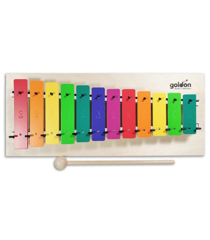 Foto del Metalófono Goldon 11032 con batidor