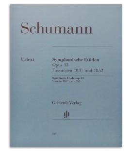 Foto da capa do livro Schumann Estudos Sinfónicos Op 13