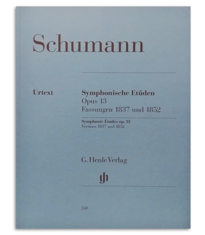 Foto da capa do livro Schumann Estudos Sinfónicos Op 13
