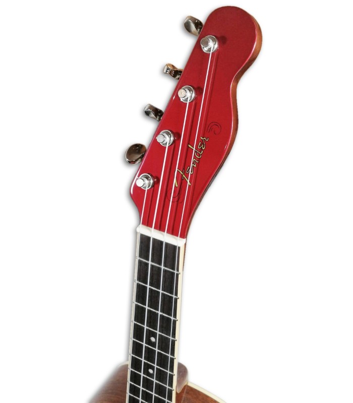 Foto da cabeça do Ukulele Concerto Fender Zuma Classic CAR