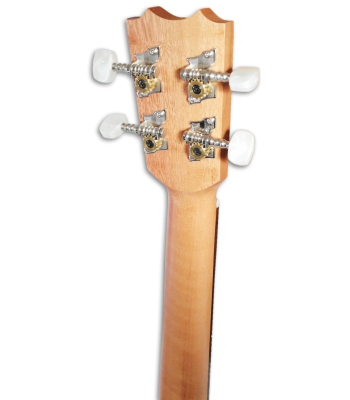 Foto del clavijero del Ukulele Tenor APC TMX con Boca Lateral