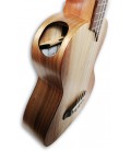 Foto detalhe da boca lateral do Ukulele Tenor APC TMX