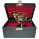 Photo of the Miniature Ortolá 8132 DD001 French Horn inside the case