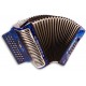 Photo of the Concertina Hohner Corona II Xtreme in dark blue color