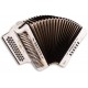 Foto da Concertina Hohner Corona II Xtreme em cor branca