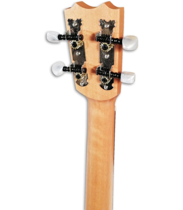 Foto del clavijero del Ukulele Concierto APC CS Simples con Préamplificador