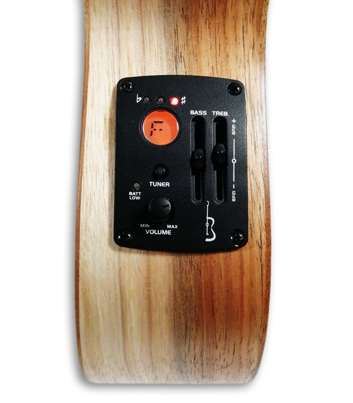 Foto do pré-amplificador do Ukulele Concerto APC CS Simples