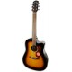 Foto da guitarra Fender CD-140SCE Sunburst 