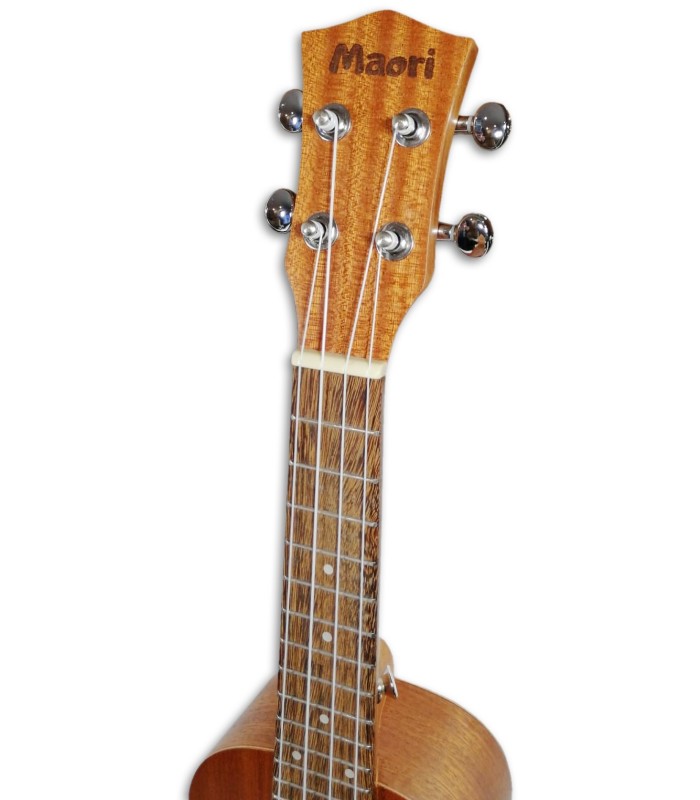 Foto de la cabeza del Ukulele Maori WK 1S Soprano