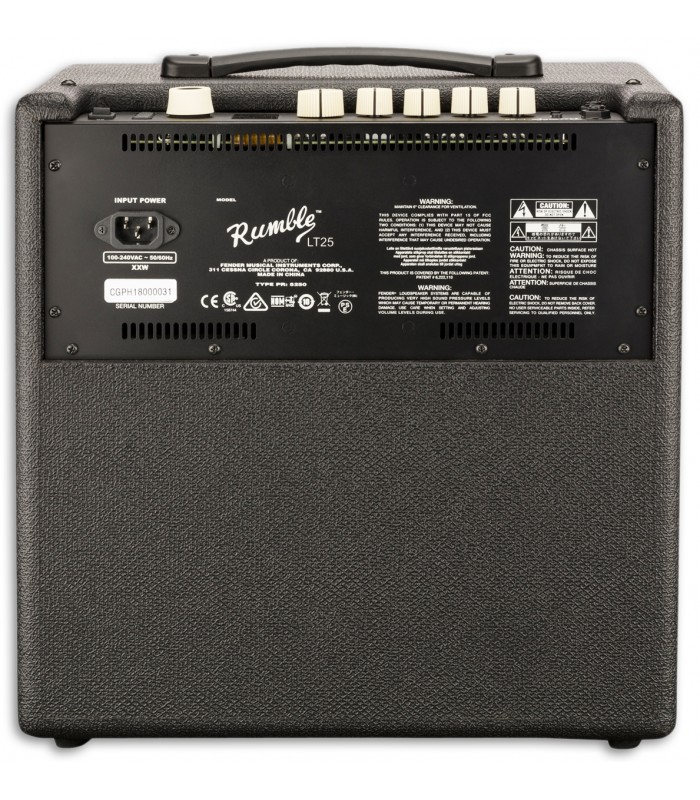 Fender Rumble LT25 para Bajo 25W V3 | Amplificador | Salão Musical