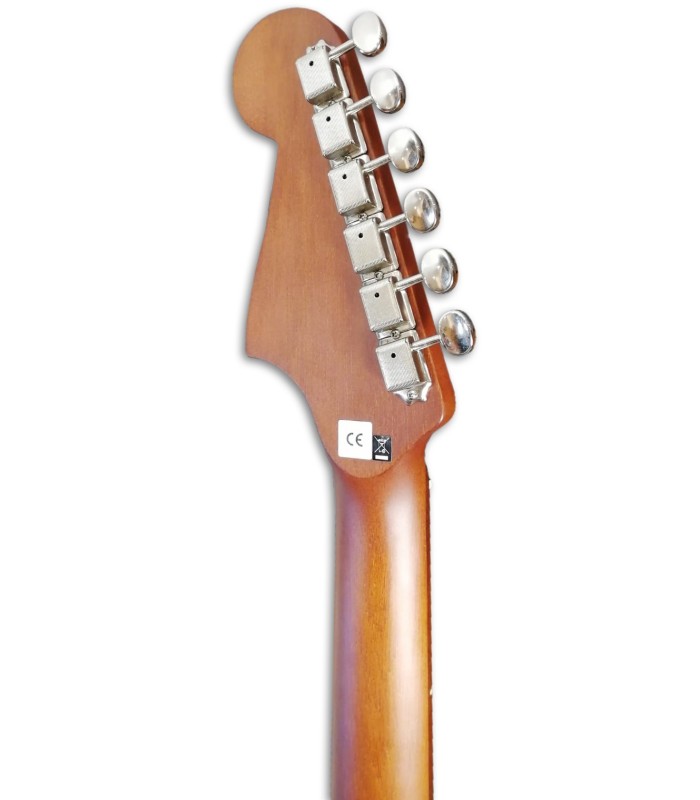 Foto del clavijero de la Guitarra Electroacústica Fender Redondo Player