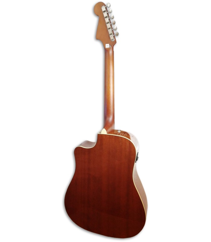 Foto do fundo da Guitarra Eletroacústica Fender Redondo Player