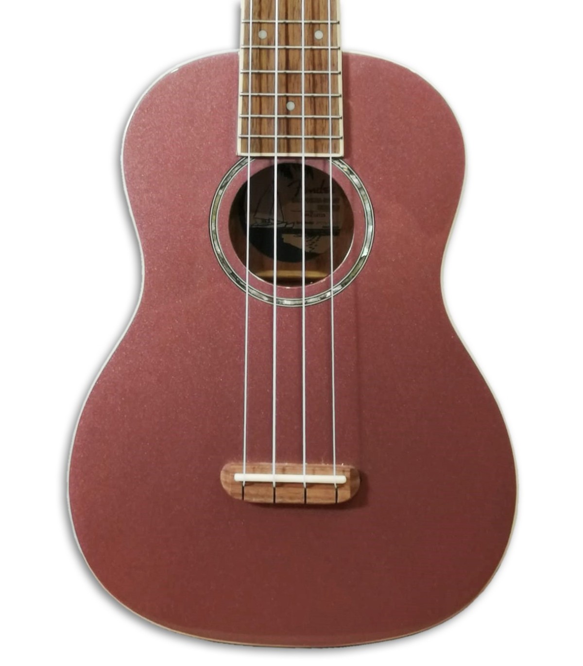 Concerto Fender Zuma Burgundy Mist Ukuleles Sal o Musical