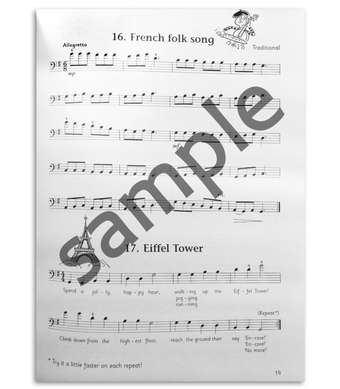 Photo another sample of the Blackwell Cello Time Scales book