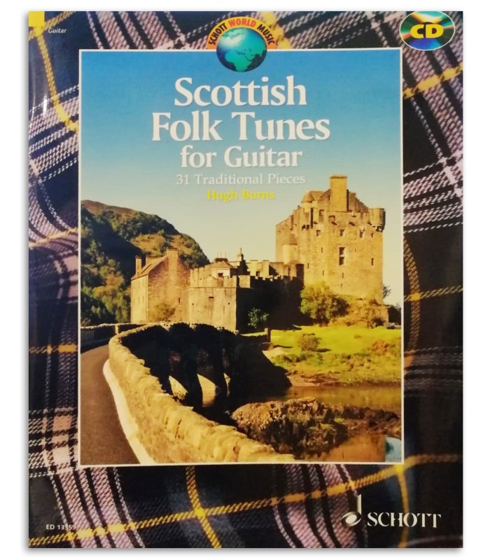 Photo of the Scottish Folk Tunes for Guitar book cover