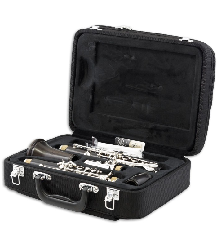 Foto do Clarinete John Packer JP321 Si Bemol dentro do estojo