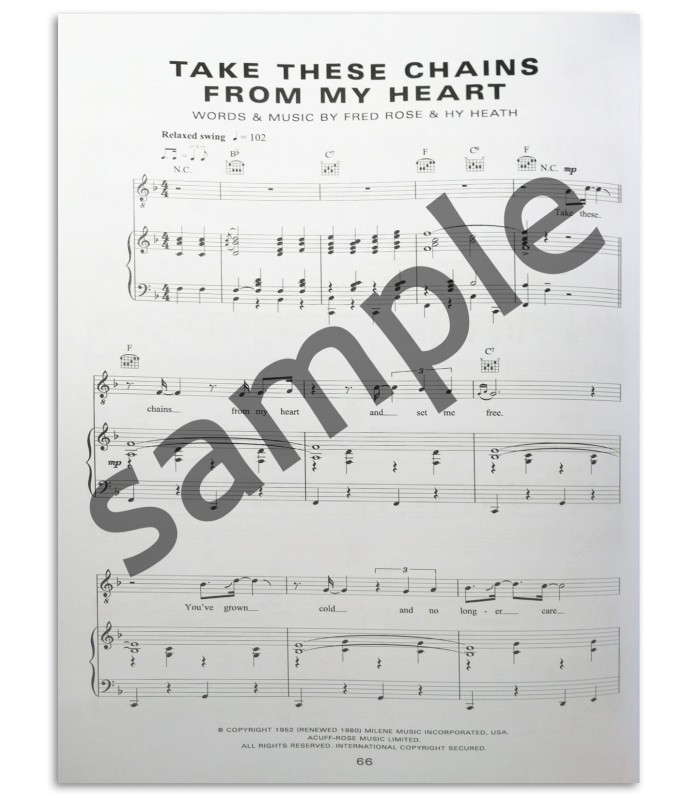 Photo of a sample from the Ray Charles The Piano Transcriptions book cover