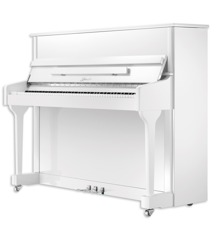 Foto del Piano Vertical Ritmuller modelo AEU118S en color blanco