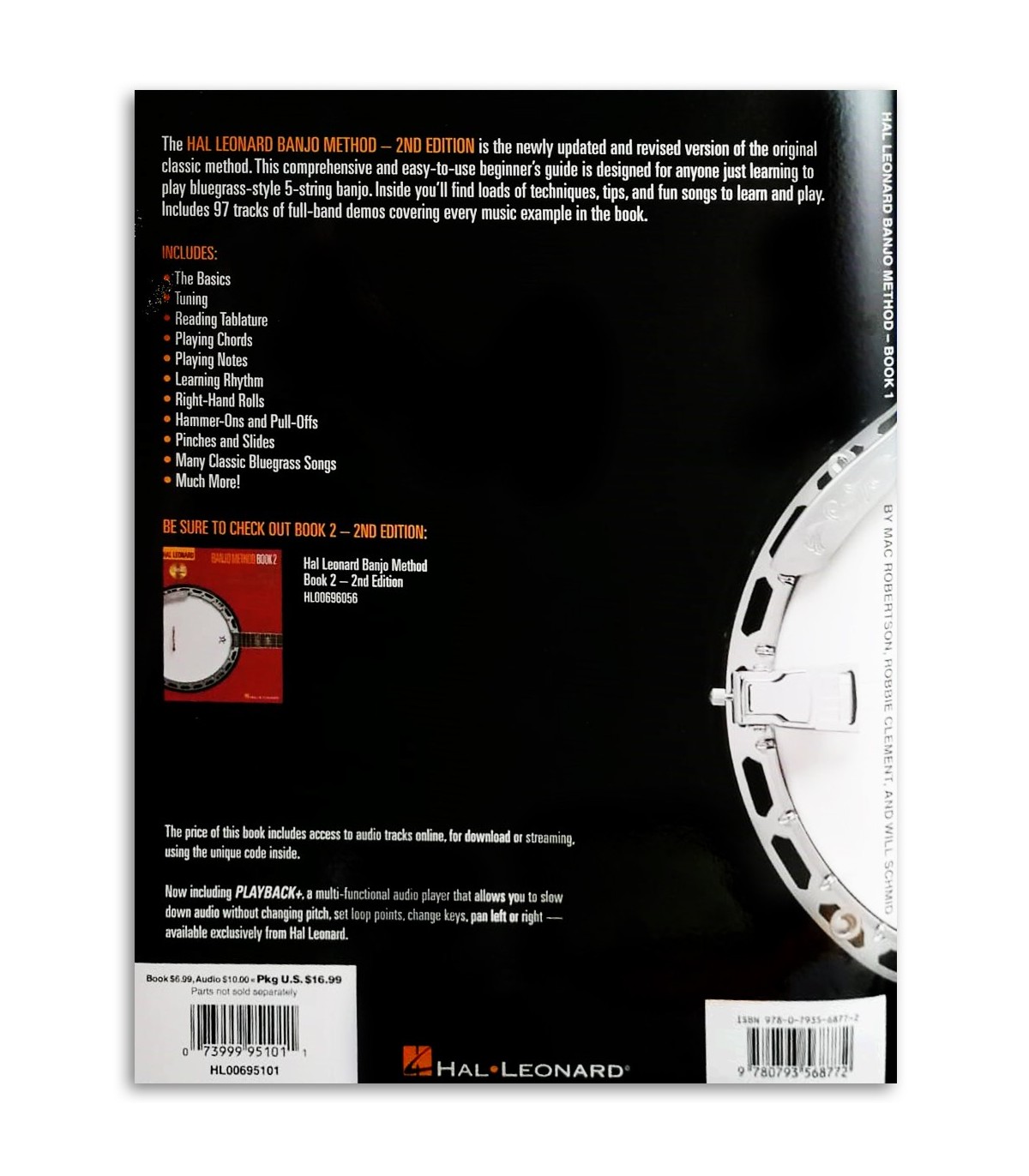 Banjo Method Hal Leonard Book 1, Método de banjo