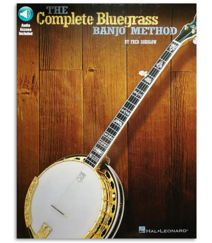 Foto da capa do livro The Complete Bluegrass Banjo Method Fred Sokolow