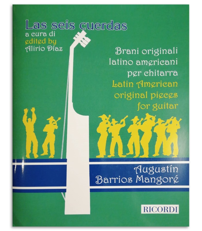 Photo of the Las Seis Cuerdas Agustin Barrios Mangoré Guitar book cover
