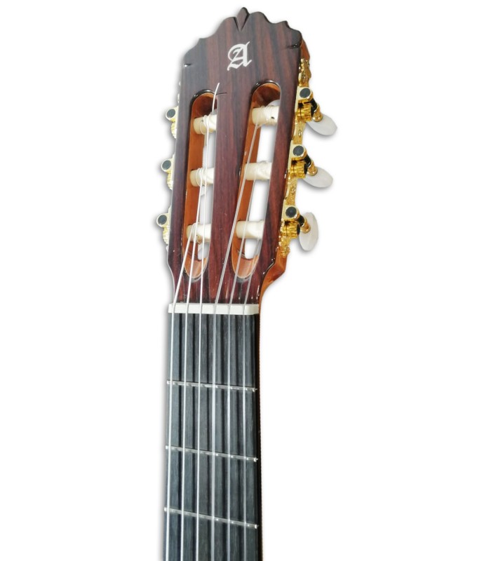 Foto de la cabeza de la Guitarra Clásica Alhambra 5P CW E8