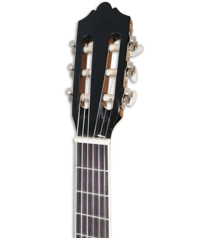 Foto de la cabeza de la Guitarra Clásica Ashton modelo SPCG-34BK