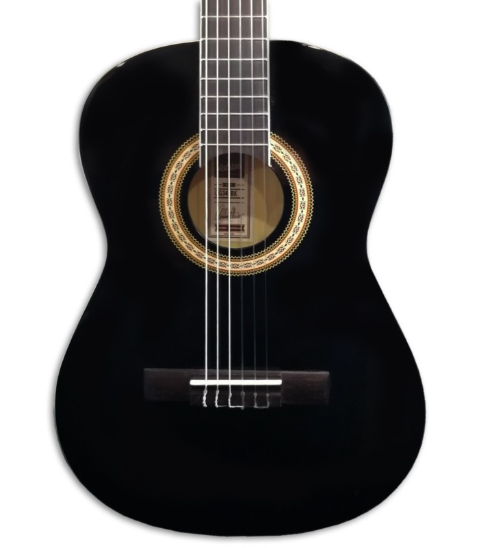 Foto de la tapa de la Guitarra Clásica Ashton modelo SPCG-34BK