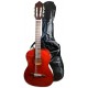 Foto de la Guitarra Clásica Ashton modelo SPCG-34AM con la funda