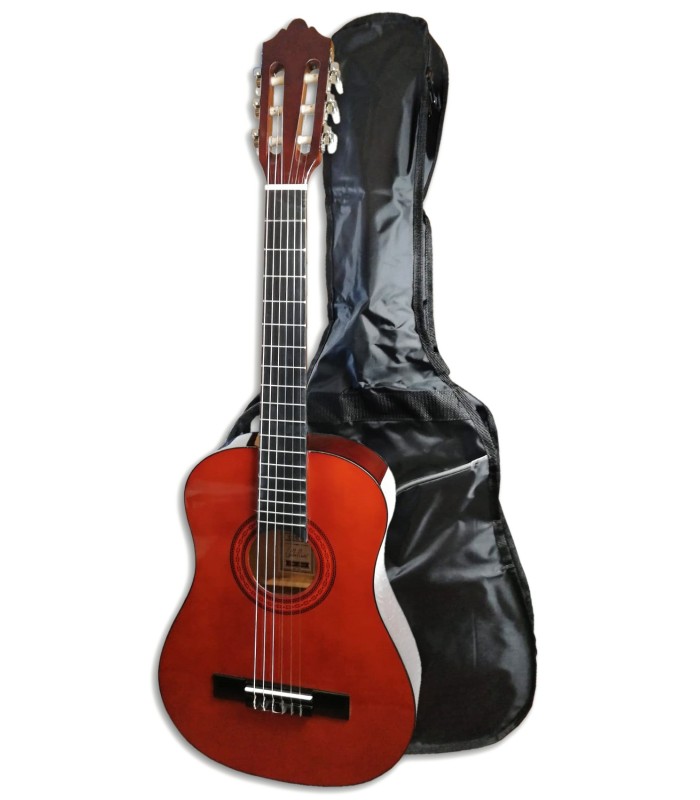 Photo of the Classical Guitar Ashton model SPCG-12AM with a bag