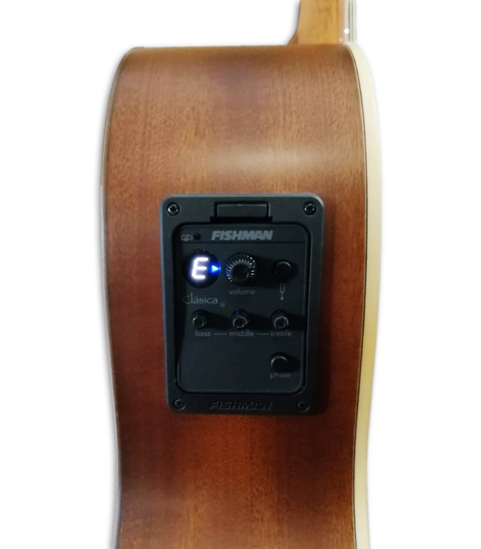 Foto del preamplificador de la Guitarra Clássica Paco Castillo modelo 220 CE