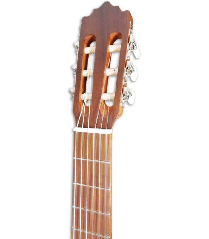 Foto de la cabeza de la Guitarra Clássica Paco Castillo modelo 220 CE