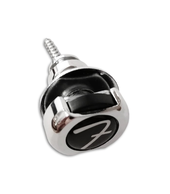 Foto detalle de la cabeza del Strap lock Fender modelo Infinity
