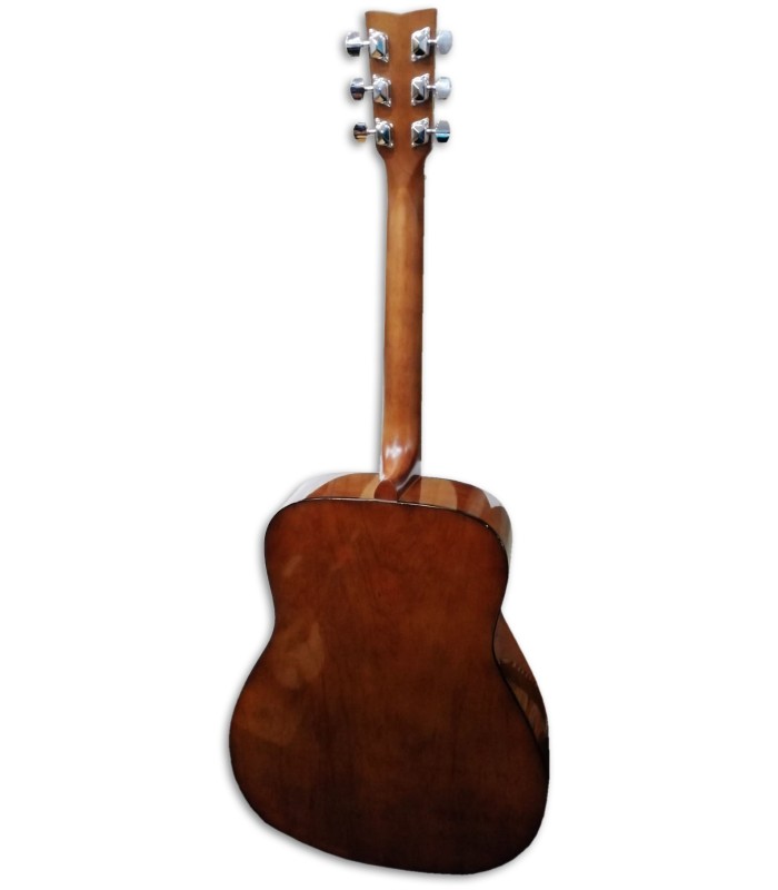 Photo of the Folk Guitar back  from the Yamaha F310 pack