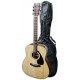 Photo of the Folk Guitar from the Yamaha F310 pack with a bag