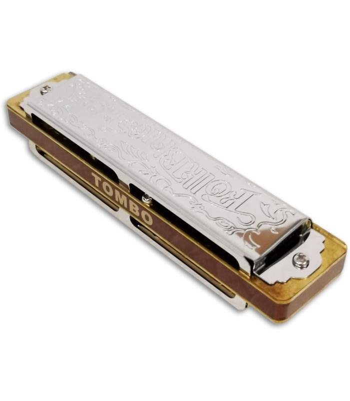 Photo of the Harmonica Lee Oskar model Tombo Folk Blues in G other side