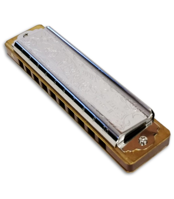 Photo of the Harmonica Lee Oskar model Tombo Folk Blues in A