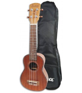 Ukulele Soprano Laka VUS40 Mogno com Saco