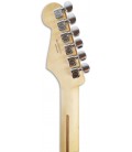 Foto del clavijero de la Guitarra El辿ctrica Fender modelo Player Strato MN Buttercream