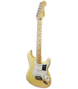 Foto da Guitarra Elétrica Fender modelo Player Strato MN em cor Buttercream